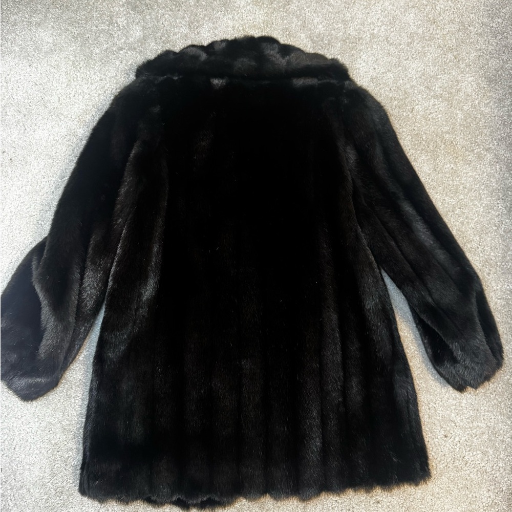 Jordache *vintage*Dark Brown Faux Fur Teddy Jacket. 90’s Mob wifey vibes! - Picture 5 of 6